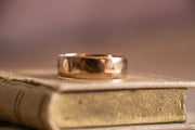 Victorian 12k Rosy Gold Band with Hand Engraved "Mother to Susan" on the Interior