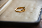 Victorian 18k 0.12 CTW Sapphire & Diamond Ring with Noteworthy Hallmarking
